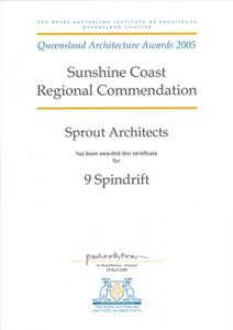 2005 QLD Architecture Awards - Regional Commendation - 9 Spindrift