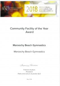 2018 Community Facility of the Year Award